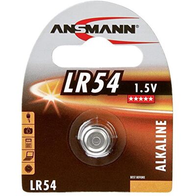Ansmann 5015313 Knofpzelle piles alcalines LR54-1.5V Ansmann 5015313 Knofpzelle piles alcalines LR54-1.5V