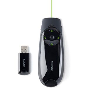Kensington Télécommande de Présentation Expert Pointeur Laser Vert avec Contrôle du Curseur Sans Fil, Joystick et Boutons de Commande Rétroéclairés (K72426EU) Kensington Télécommande de Présentation Expert Pointeur Laser Vert avec Contrôle du Curseur Sans Fil, Joystick et Boutons de Commande Rétroéclairés (K72426EU)