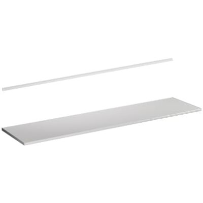 Vicco Plan de travail cuisine "R-Line", Blanc 240 cm adapté au montage sur des meubles bas et des plans de travail Vicco Plan de travail cuisine "R-Line", Blanc 240 cm adapté au montage sur des meubles bas et des plans de travail