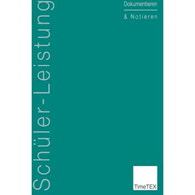 TimeTEX Cahier de performance scolaire A4 TimeTEX Cahier de performance scolaire A4