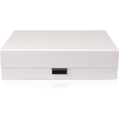 Thepaperbagstore 1 Très Grand boîte cadeau magnétique gris clair 42x32x12cm Carton épais avec fermeture magnétique et ruban pour une présentation rapide et soignée Thepaperbagstore 1 Très Grand boîte cadeau magnétique gris clair 42x32x12cm Carton épais avec fermeture magnétique et ruban pour une présentation rapide et soignée
