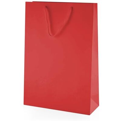 Thepaperbagstore 10 Moyenne Haute sacs cadeau Rouges mats 25x36x10cm Sacs cadeau laminés mats luxe avec anses corde et bases renforcées pour cadeaux, commerce et événements Thepaperbagstore 10 Moyenne Haute sacs cadeau Rouges mats 25x36x10cm Sacs cadeau laminés mats luxe avec anses corde et bases renforcées pour cadeaux, commerce et événements