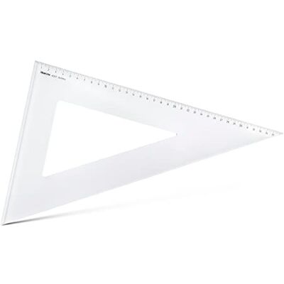 Aristo AR6037F Équerre 60° avec facette Aristo AR6037F Équerre 60° avec facette