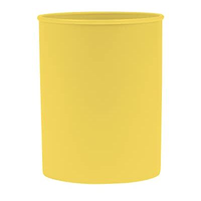DONAU 3132101PL-11 Pot à crayons en plastique / 1 pièce/Jaune pastel/Pour bureau, école, maison et enfants/produit PP Organisateur de bureau et boîte de rangement DONAU 3132101PL-11 Pot à crayons en plastique / 1 pièce/Jaune pastel/Pour bureau, école, maison et enfants/produit PP Organisateur de bureau et boîte de rangement
