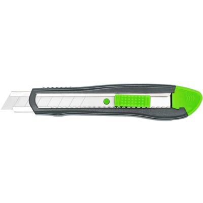 Q-Connect Heavy Duty cutter, zwart/groen 20 stuks Q-Connect Heavy Duty cutter, zwart/groen 20 stuks