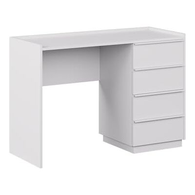 Vicco Bureau "Viktoria", Blanc 110 x 45 cm avec 4 tiroirs, convient comme poste de travail pour le télétravail et les études Vicco Bureau "Viktoria", Blanc 110 x 45 cm avec 4 tiroirs, convient comme poste de travail pour le télétravail et les études