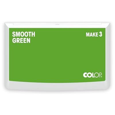 COLOP Encreur MAKE 3 Smooth Green 90 x 160 mm, encreur pour tampon manuel traditionnel et tampon créatif COLOP Encreur MAKE 3 Smooth Green 90 x 160 mm, encreur pour tampon manuel traditionnel et tampon créatif