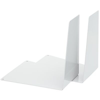 Alco Albert 4304-10 – Serre-livres en métal, 120 x 140 x 145 mm, 1 paire, blanc Alco Albert 4304-10 – Serre-livres en métal, 120 x 140 x 145 mm, 1 paire, blanc