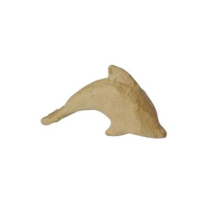 décopatch AP604Opack Un lot de 5 supports en papier brun pulpé 13x3,5x7 cm, Dauphin décopatch AP604Opack Un lot de 5 supports en papier brun pulpé 13x3,5x7 cm, Dauphin