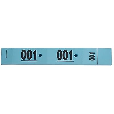 EXACOMPTA Carnet de 50 tickets vestiaires avec trous EXACOMPTA Carnet de 50 tickets vestiaires avec trous