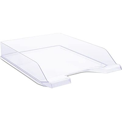 DONAU 7470001PL-37 Corbeille à courrier en polystyrène Transparent Format A4 DONAU 7470001PL-37 Corbeille à courrier en polystyrène Transparent Format A4