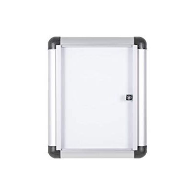 Bi-Office Tableau d'affichage Enclore supplémentaire, surface magnétique en acier laqué, tableau avec porte battante pour intérieur en aluminium, dimensions : 306 x 376 mm 1 x A4 Bi-Office Tableau d'affichage Enclore supplémentaire, surface magnétique en acier laqué, tableau avec porte battante pour intérieur en aluminium, dimensions : 306 x 376 mm 1 x A4