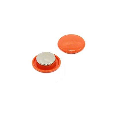 first4magnets ™ Lot de 6 aimants orange pour tableau d'affichage (30 mm de diamètre x 11 mm de hauteur) first4magnets ™ Lot de 6 aimants orange pour tableau d'affichage (30 mm de diamètre x 11 mm de hauteur)
