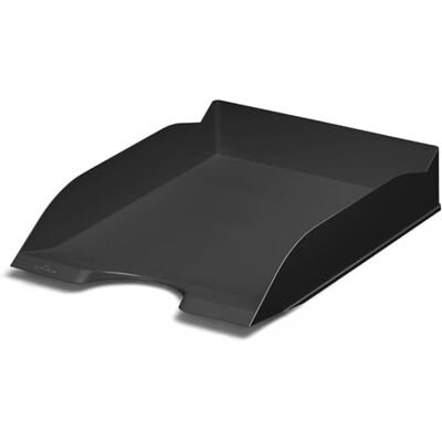 Durable Corbeille à courrier Eco A4, 6 pièces, noir, 775601 Certifié Blue Angel, plastique, documents jusqu'au format C4, superposable, 253 x 63 x 337 mm, Made in Germany Durable Corbeille à courrier Eco A4, 6 pièces, noir, 775601 Certifié Blue Angel, plastique, documents jusqu'au format C4, superposable, 253 x 63 x 337 mm, Made in Germany