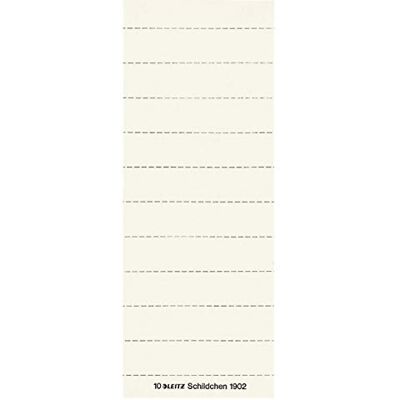 Leitz 19020001 Lot de 100 étiquettes (vierges, autocollants universels, 3 lignes) Blanc Leitz 19020001 Lot de 100 étiquettes (vierges, autocollants universels, 3 lignes) Blanc
