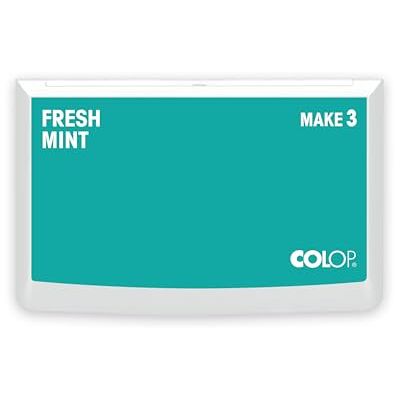 COLOP Encreur MAKE 3 Fresh Menthe 90 x 160 mm Tampon encreur pour tampon manuel traditionnel et tampon créatif COLOP Encreur MAKE 3 Fresh Menthe 90 x 160 mm Tampon encreur pour tampon manuel traditionnel et tampon créatif