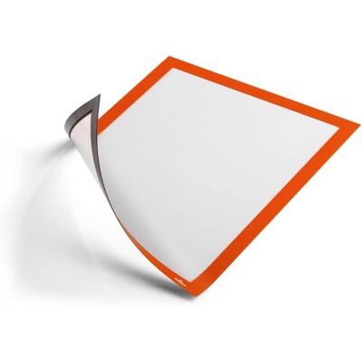 Durable 486909 Sachet de 5 Cadres d'Affichage Magnétiques A4 Orange Durable 486909 Sachet de 5 Cadres d'Affichage Magnétiques A4 Orange