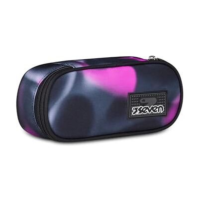 Seven Sachet scolaire rond Plus, fuchsia, poche intérieure avec fermeture éclair et passants élastiques porte-stylos, accessoires sac à dos, école primaire, moyenne et supérieure, fille, fuchsia, Seven Sachet scolaire rond Plus, fuchsia, poche intérieure avec fermeture éclair et passants élastiques porte-stylos, accessoires sac à dos, école primaire, moyenne et supérieure, fille, fuchsia,