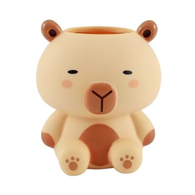 I-TOTAL Porte-monnaie 3D Organisateur de bureau de style Kawaii pour stylos et accessoires, idée cadeau (CAPYBARA) I-TOTAL Porte-monnaie 3D Organisateur de bureau de style Kawaii pour stylos et accessoires, idée cadeau (CAPYBARA)