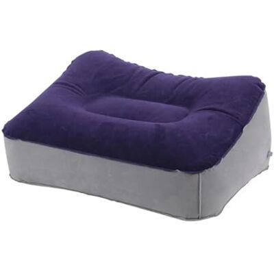 XPJYUA Repose-pieds gonflable doux en PVC Repose-pieds relaxant sous le bureau Bleu-gris XPJYUA Repose-pieds gonflable doux en PVC Repose-pieds relaxant sous le bureau Bleu-gris