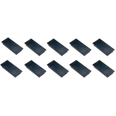 Franken HM2350 10 Lot de 10 aimants rectangulaires de qualité supérieure pour bureau, maison, atelier, idéal pour tableaux blancs, réfrigérateurs, tableaux de plantation ou vitrines, 23 x 50 mm, noir Franken HM2350 10 Lot de 10 aimants rectangulaires de qualité supérieure pour bureau, maison, atelier, idéal pour tableaux blancs, réfrigérateurs, tableaux de plantation ou vitrines, 23 x 50 mm, noir