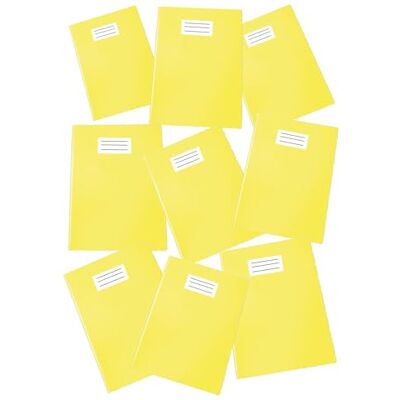 Pigna Lot de 25 housses maxi/couvre-cahier coloré laqué, non transparent, f.to A4 jaune Pigna Lot de 25 housses maxi/couvre-cahier coloré laqué, non transparent, f.to A4 jaune