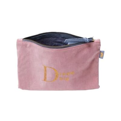 Rössler Papier 13811537630 Trousse Dream Big en velours de coton 22 x 15 x 2 cm Rössler Papier 13811537630 Trousse Dream Big en velours de coton 22 x 15 x 2 cm
