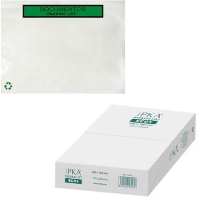 DOHE Boîte de 250 unités Packing List 240 x 180 mm ECO DOHE Boîte de 250 unités Packing List 240 x 180 mm ECO