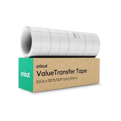 Cricut Rouleau de ruban de transfert de valeur 14 cm x 9 m (1) Transferts faciles pour les projets en vinyle – For Joy Machine Cricut Rouleau de ruban de transfert de valeur 14 cm x 9 m (1) Transferts faciles pour les projets en vinyle – For Joy Machine