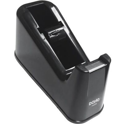 DOHE Distributeur de ruban adhésif 19 mm x 33 m Matériaux résistants, lame de coupe facile, base antidérapante Fournitures de bureau Noir DOHE Distributeur de ruban adhésif 19 mm x 33 m Matériaux résistants, lame de coupe facile, base antidérapante Fournitures de bureau Noir