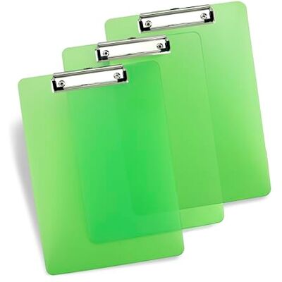 Rapesco 1823 Business Pack: 3 Porte-Blocs, A4, Vert Transparents Givrés Rapesco 1823 Business Pack: 3 Porte-Blocs, A4, Vert Transparents Givrés