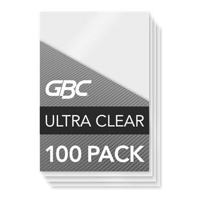 GBC Swingline UltraClear Pochettes de plastification Pochettes plastiques (Transparent, Thermique, 0,127 mm, Paquet, Nouveau, 66,7 mm) GBC Swingline UltraClear Pochettes de plastification Pochettes plastiques (Transparent, Thermique, 0,127 mm, Paquet, Nouveau, 66,7 mm)