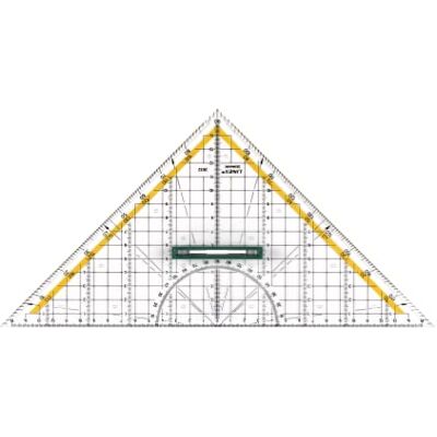 Linex 2632 Équerre en plastique avec poignée, 30 cm, rapporteur, poignée amovible, facette, picots d'encre, échelle métrique Linex 2632 Équerre en plastique avec poignée, 30 cm, rapporteur, poignée amovible, facette, picots d'encre, échelle métrique