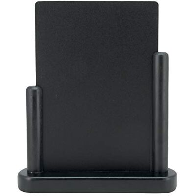 SECURIT Tableau noir pour menu avec petite tablette finition laquée 15 x 21 cm (Noir) (Import Royaume Uni) SECURIT Tableau noir pour menu avec petite tablette finition laquée 15 x 21 cm (Noir) (Import Royaume Uni)