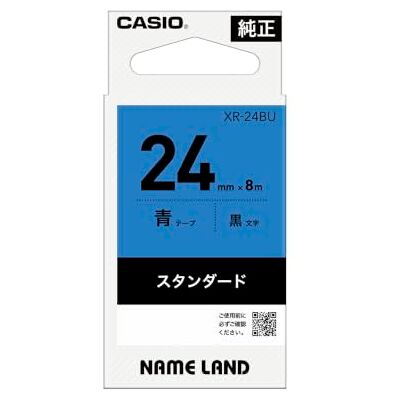 Casio XR-24BU1 Ruban pour étiqueteuse Noir/Bleu Casio XR-24BU1 Ruban pour étiqueteuse Noir/Bleu