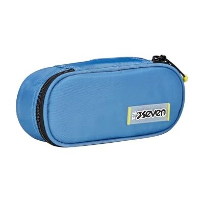 Seven Porte-stylo scolaire rond Plus, bleu clair, freethink, sachet ovale avec poche intérieure et élastiques porte-stylo, accessoires de sac à dos, élémentaires, moyennes, supérieurs, garçon fille, Seven Porte-stylo scolaire rond Plus, bleu clair, freethink, sachet ovale avec poche intérieure et élastiques porte-stylo, accessoires de sac à dos, élémentaires, moyennes, supérieurs, garçon fille,