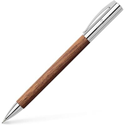 Faber-Castell 138531 Portemine Ambition noyer, dureté B, gomme et emballage cadeau inclus Faber-Castell 138531 Portemine Ambition noyer, dureté B, gomme et emballage cadeau inclus