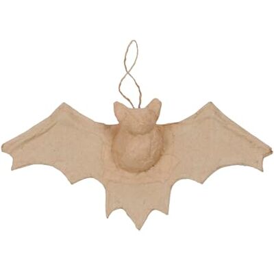 décopatch AP150Opack Un lot de 5 supports en papier brun pulpé 4x21x10 cm, Chauve souris décopatch AP150Opack Un lot de 5 supports en papier brun pulpé 4x21x10 cm, Chauve souris