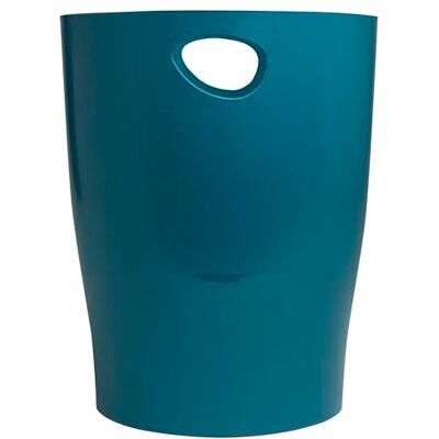 EXACOMPTA Réf. 45328D Lot de 8 corbeilles à papier, poubelles ECOBIN NeoDeco avec poignées Volume 15 litres Dimensions 26,3 x 26,3 x 33,5 cm Pour bureau ou maison Couleur Bleu Canard EXACOMPTA Réf. 45328D Lot de 8 corbeilles à papier, poubelles ECOBIN NeoDeco avec poignées Volume 15 litres Dimensions 26,3 x 26,3 x 33,5 cm Pour bureau ou maison Couleur Bleu Canard