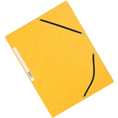 Q-Connect Connect Folder Clip & Elastic Yellow Q-Connect Connect Folder Clip & Elastic Yellow