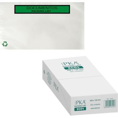 DOHE Enveloppes Auto-adhésives Écologiques - 250 pièces - Liste d'Expédition - Envoi de Documents - Usage Spécial DOHE Enveloppes Auto-adhésives Écologiques - 250 pièces - Liste d'Expédition - Envoi de Documents - Usage Spécial