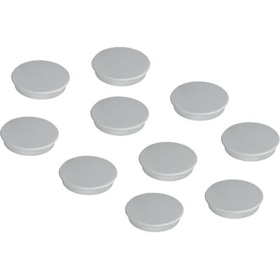 Franken HM30 12 Lot de 10 aimants ronds de qualité supérieure pour bureau, maison, atelier, idéal pour tableaux blancs, réfrigérateur, tableaux de plantation ou vitrines, 32 mm, gris Franken HM30 12 Lot de 10 aimants ronds de qualité supérieure pour bureau, maison, atelier, idéal pour tableaux blancs, réfrigérateur, tableaux de plantation ou vitrines, 32 mm, gris