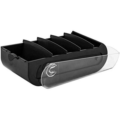 EXACOMPTA Réf. 5341423D 1 Learning box BUNNYBOX A7 dimensions 25x13,2x8,5 cm couleur Office noir/cristal capacité jusqu'à 900 cartes au format A7 EXACOMPTA Réf. 5341423D 1 Learning box BUNNYBOX A7 dimensions 25x13,2x8,5 cm couleur Office noir/cristal capacité jusqu'à 900 cartes au format A7
