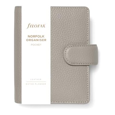 Filofax Organiseur de poche Norfolk Taupe Filofax Organiseur de poche Norfolk Taupe