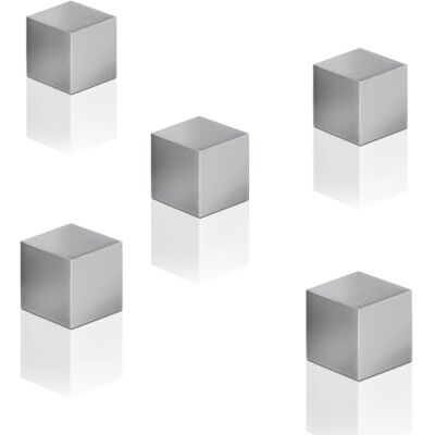 Sigel Ba728 Lot de 5 Dés Aimantés, Cubes, Néodyme N42, pour Tableaux Magnétiques, 1X1X1 cm, Gris Argenté Sigel Ba728 Lot de 5 Dés Aimantés, Cubes, Néodyme N42, pour Tableaux Magnétiques, 1X1X1 cm, Gris Argenté