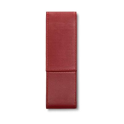 Lamy A315 Lederwaren Étui en cuir nappa de qualité supérieure 859 pour deux instruments d'écriture Rouge Lamy A315 Lederwaren Étui en cuir nappa de qualité supérieure 859 pour deux instruments d'écriture Rouge