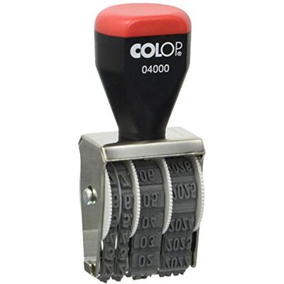 COLOP tampon dateur 04000 mois en chiffres Hauteur d'impression 4 mm 108646 COLOP tampon dateur 04000 mois en chiffres Hauteur d'impression 4 mm 108646