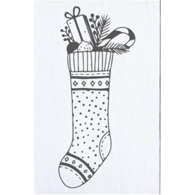 COLOP May and Berry Tampon en bois Chaussettes de Noël 35 x 55 mm COLOP May and Berry Tampon en bois Chaussettes de Noël 35 x 55 mm