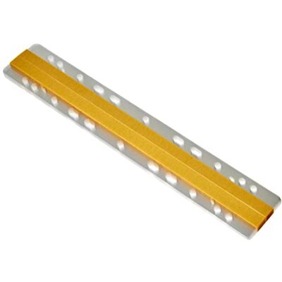 VELOFLEX Bande adhésive perforée 292 mm Polyester transparent Lot de 50 (Import Allemagne) VELOFLEX Bande adhésive perforée 292 mm Polyester transparent Lot de 50 (Import Allemagne)