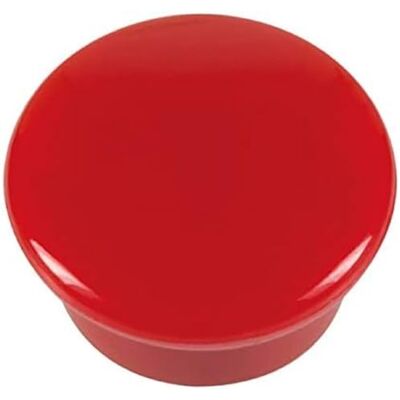 Westcott E-10802 00 Lot de 10 aimants ronds Rouge 15 mm Westcott E-10802 00 Lot de 10 aimants ronds Rouge 15 mm